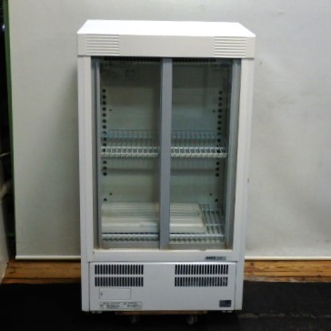2012年製 サンヨー SMR-M66NB 冷蔵ショーケース 棚1段 112L W60D45H108cm 56kg 中ビン66本 上部塗装パナソニック_画像1