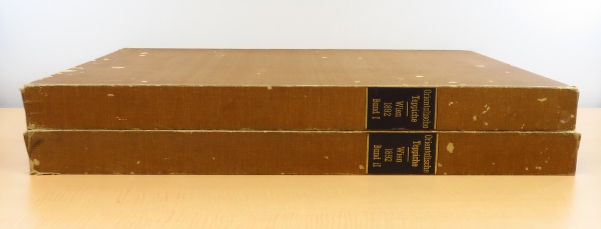 『Orientalische Teppiche』(全2巻揃)限定200部 1892年刊 アンティーク絨毯集（ペルシア絨毯・中国緞通他）東洋カーペット染織工芸
