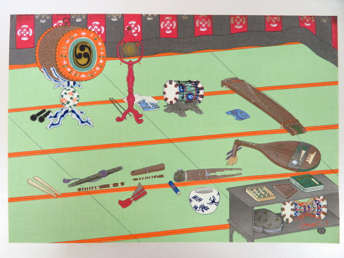 絵馬務解説 伊吹蘚石画『歴代装飾図絵』(全5輯揃/彩色木版画15 絵馬務解説 伊吹蘚石画『歴代装飾図絵』(全5輯揃/彩色木版画15