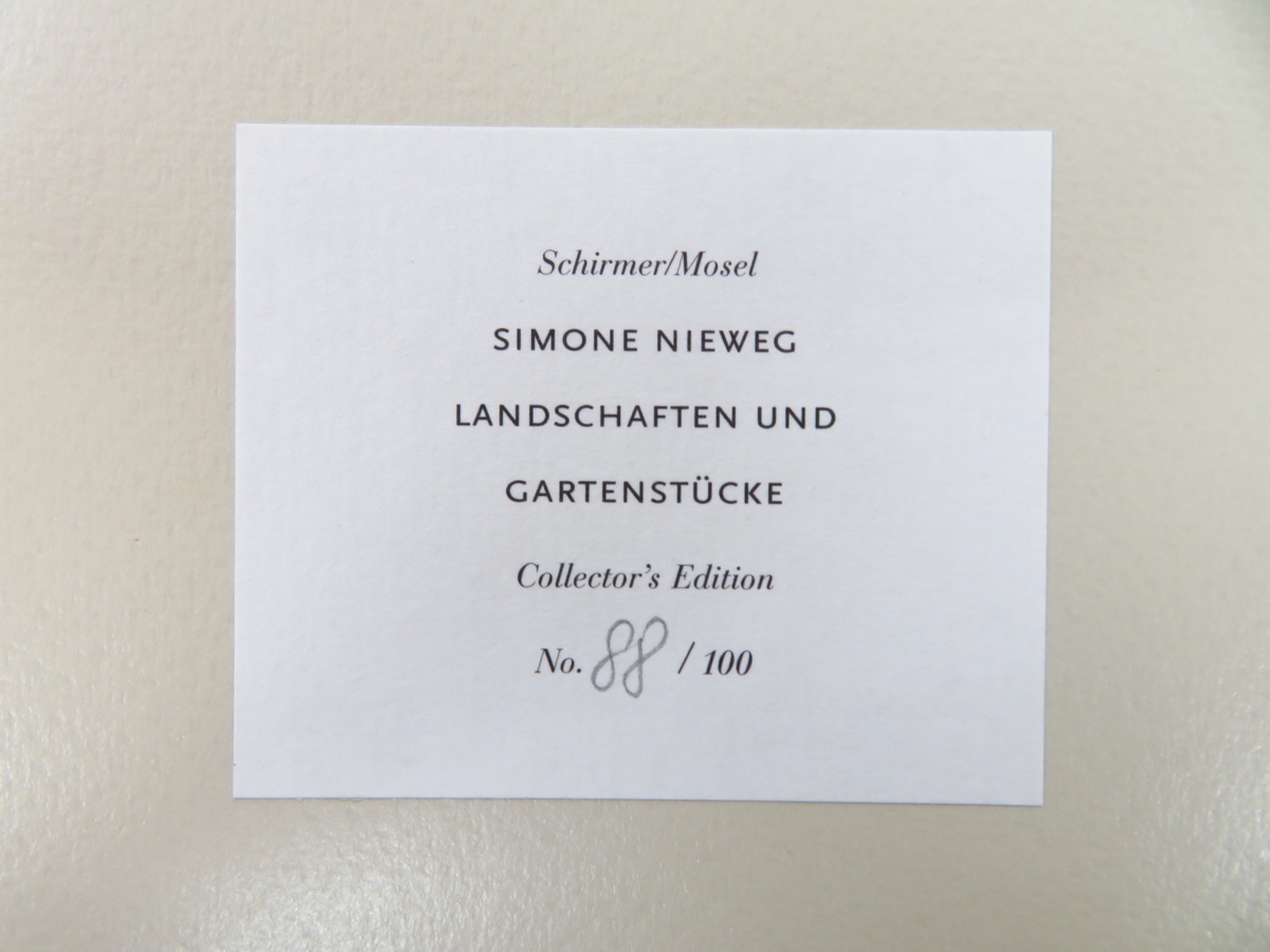 シモーヌ・ニーヴェック オリジナルプリント付『Simone Nieweg シモーヌ・ニーヴェック オリジナルプリント付『Simone Nieweg