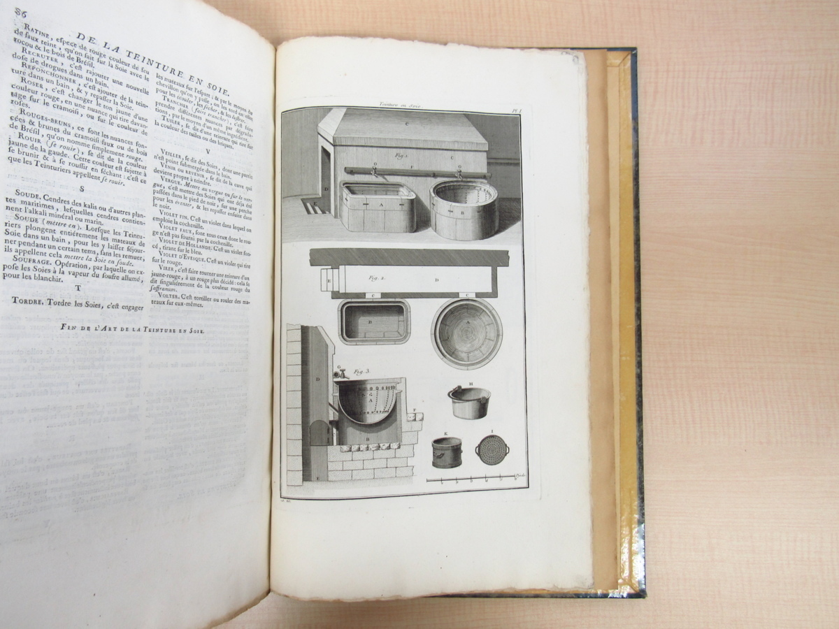 MACQUER『Art de la teinture en soie』1763年パリにて刊 18世紀 MACQUER『Art de la teinture en soie』1763年パリにて刊 18世紀