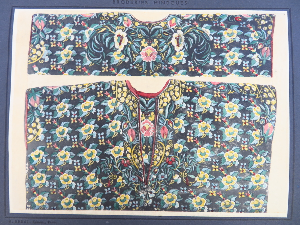 見事な創造力 Broderies Hindoues』1927年Ernst Henri(パリ)刊 ポショワール 画集