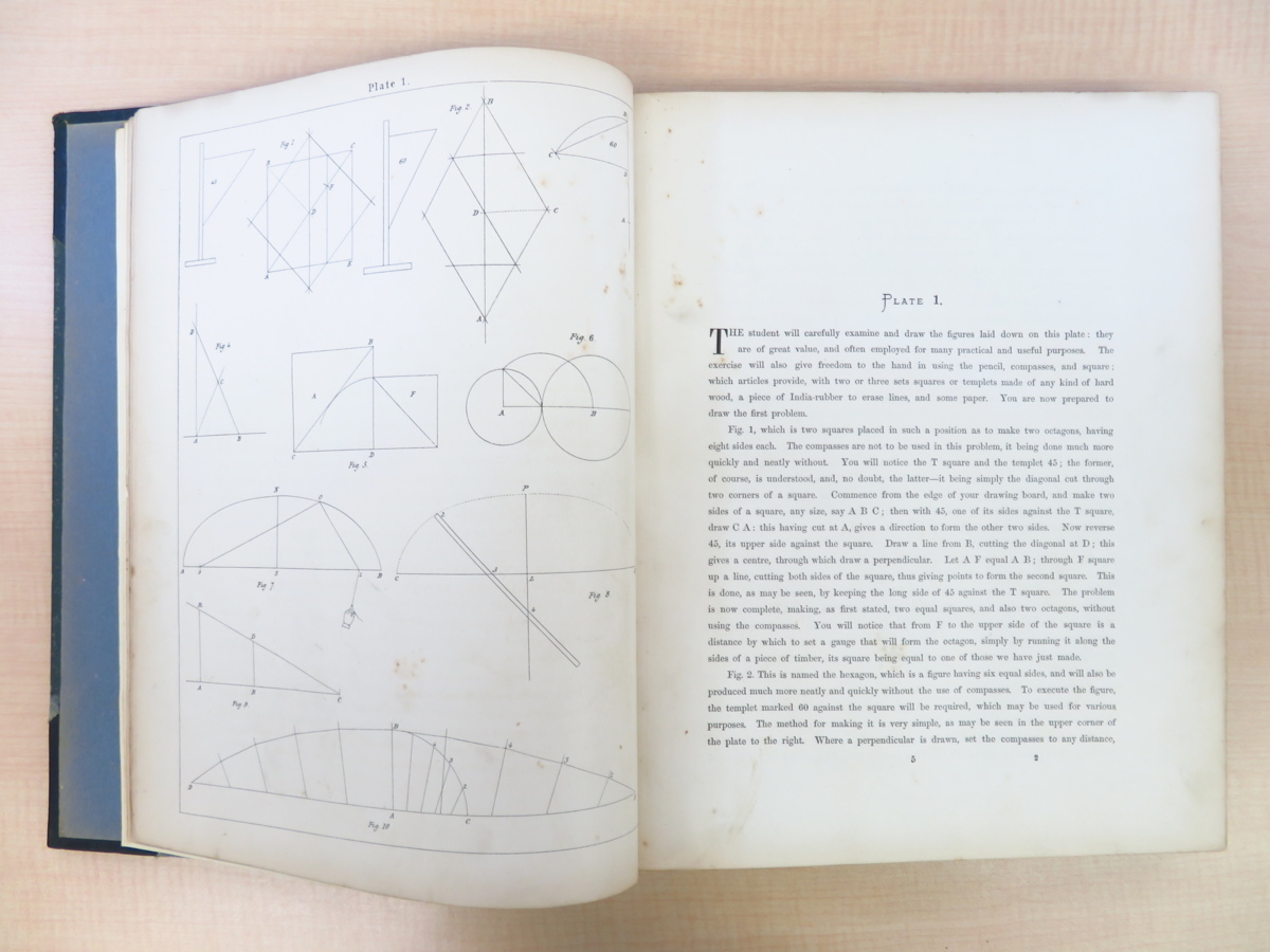 Robert Riddell『The Carpenter and Joiner, Stair Builder, and Hand Railer』1985年エジンバラ刊 西洋建築設計図面集 英国建築プラン図集_画像5