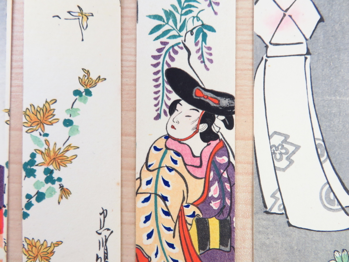 最新な 鳥居忠賢『芝居見立十二ヶ月 絵たんざく』(手摺木版画全 画集