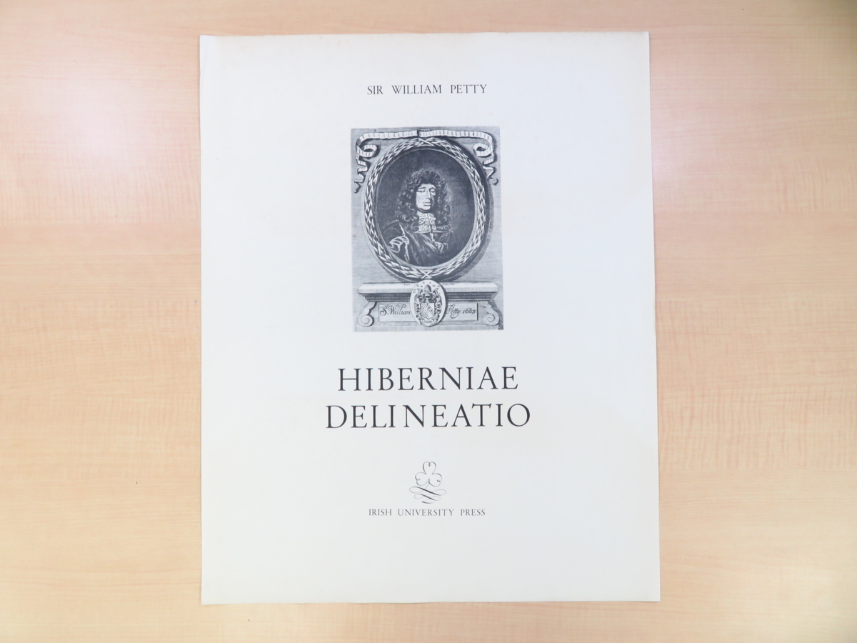 ウィリアム・ペティ編纂『Hiberniae Delineatio』1969年Irish University Press(アイルランド)刊 17世紀イギリス・アイルランド古地図集_画像2
