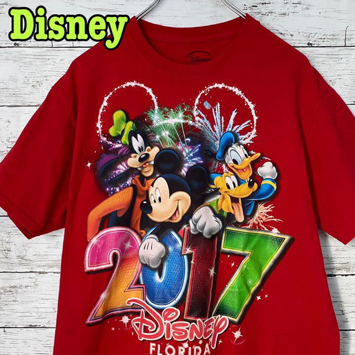 Paypayフリマ Disney ディズニー Tシャツ 海外輸入 入手困難 一点物 レア ミッキー ミニー