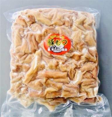 ★☆★北海道産豚ホルモン　　やわらか小腸ボイルカット 1kg×10真空パック！_画像4