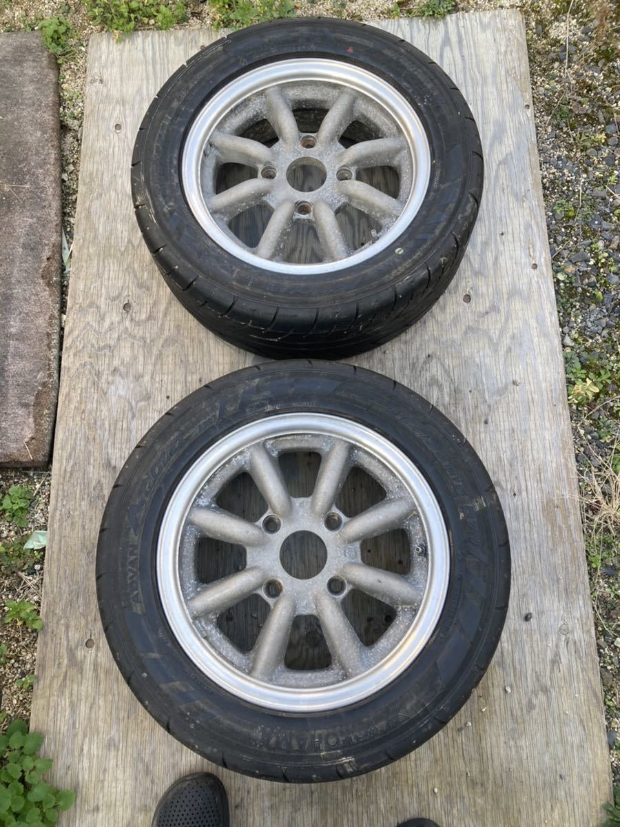 空冷VWワタナベホイール15×6j2本15×7j2本中古_画像1