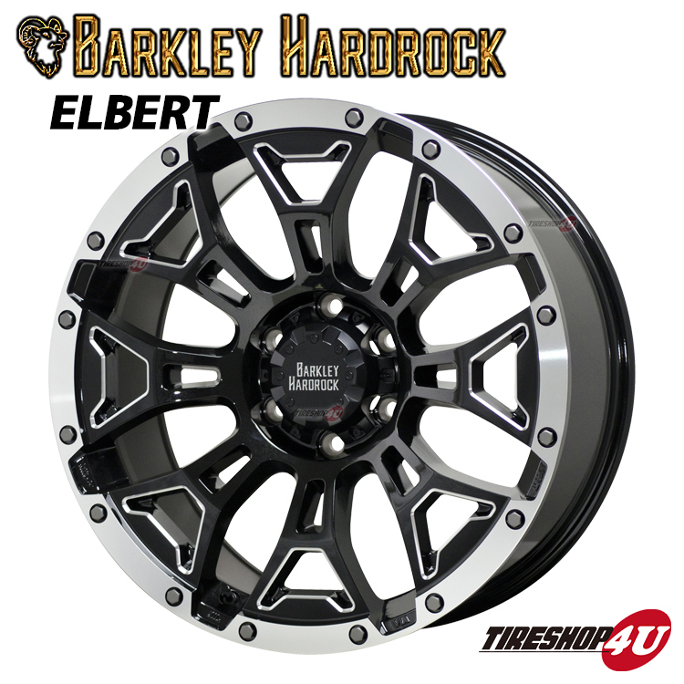 低燃費タイヤ4本セット BARKLEY HARDROCK ELBERT エルバート 18X7.5J 5/114.3 38 TOYO CL1SUV 225/60R18 ハリアー RAV4 エクストレイル CX5_画像3