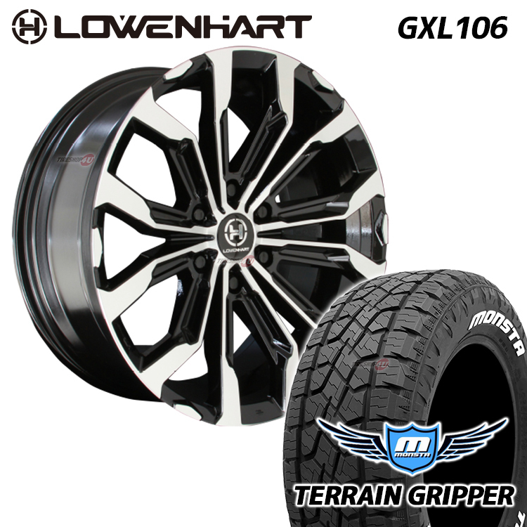 売り込み 4本セット LOWENHART GXL106 20x8.5J 6 139.7 10 GBP MONSTA