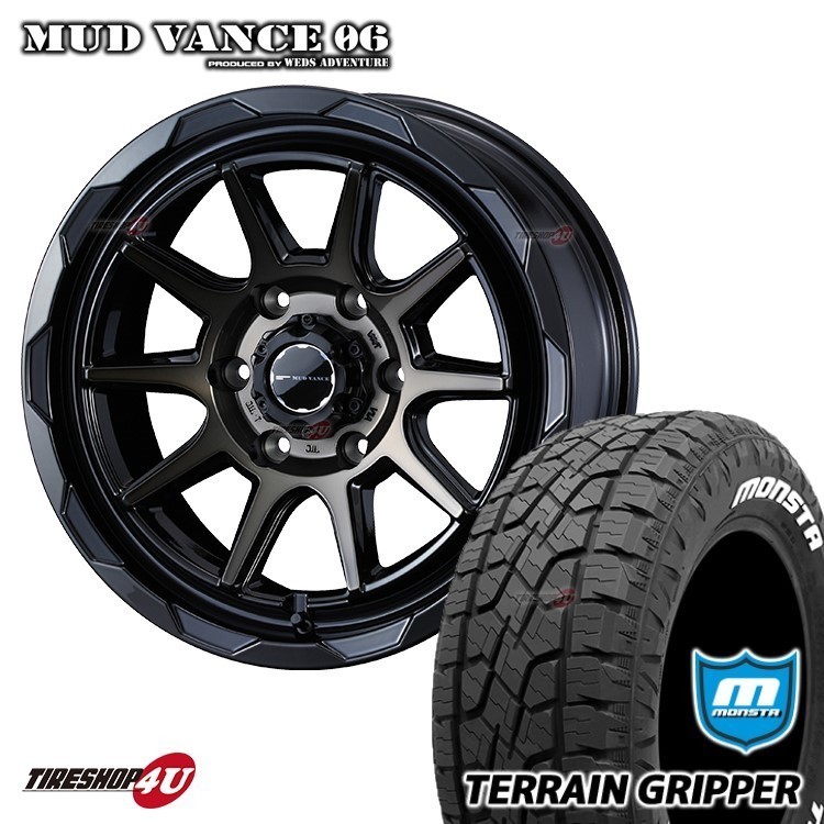SALE/102%OFF】 4本セット MUD VANCE 06 マッドヴァンス 18x8.0J 139.7 20