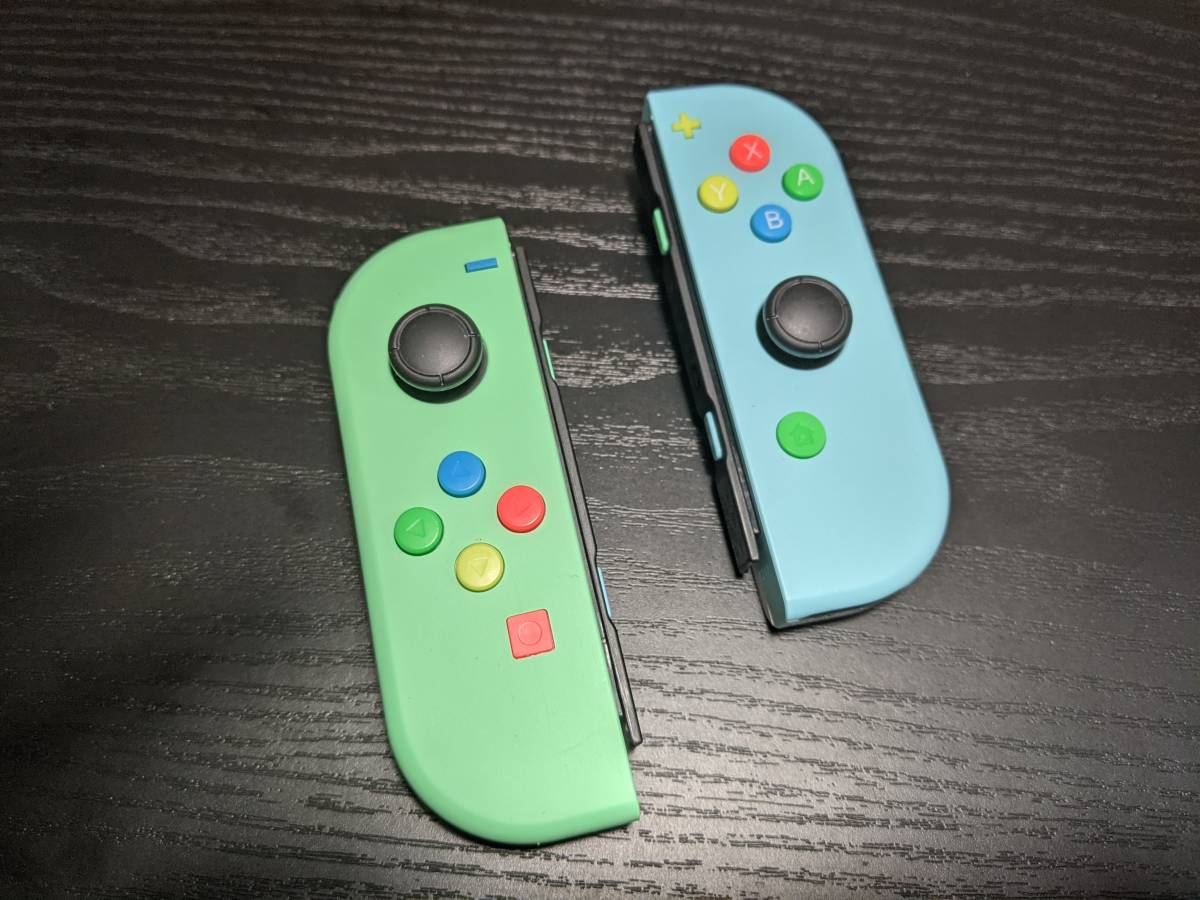 新品未使用あつ森純正ドッグ Nintendo Switch Joy-Con (L)/(R)スティック新品 あつまれどうぶつの森カスタム　カードケース+フィルム