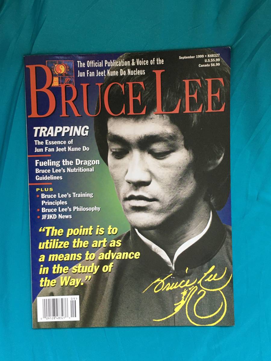 BG158サ 「BRUCE LEE」 1999年9月号 Jun Fan Jeet Kune Do Nucleus ブルース・リー 李小龍 ジークンドー  截拳道 英語 雑誌 洋書