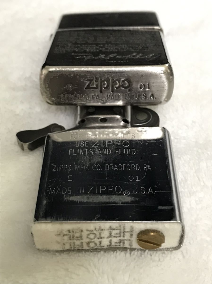 ZIPPO ジッポ ジッポー オイルライター 2001年製 中古品_画像3