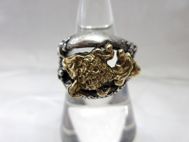 高級感 【正規品 極美品】①希少パッショーネ PASSIONE金魚リング