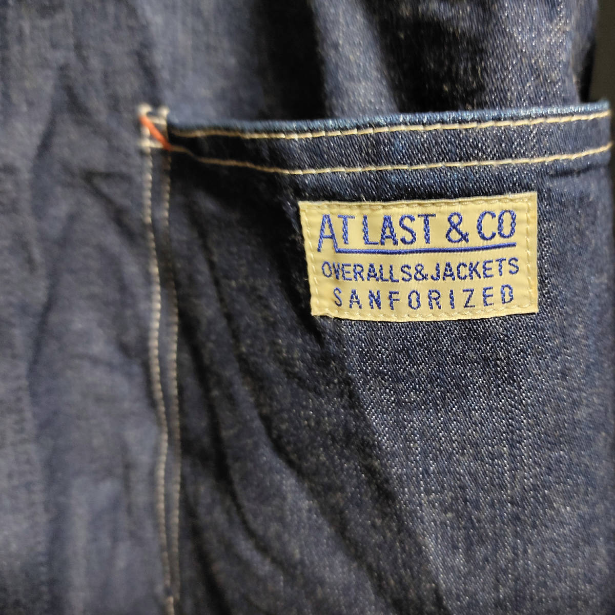AtLast&Co. アットラスト デニムカバーオール 677J 42 BUTCHER PRODUCTS TIMEWORN CLOTHING