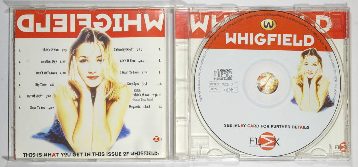 ウィッグフィールド ”WHIGFIELD” WHIGFIELD Sannie FRCD 7 輸入盤中古CD_画像2