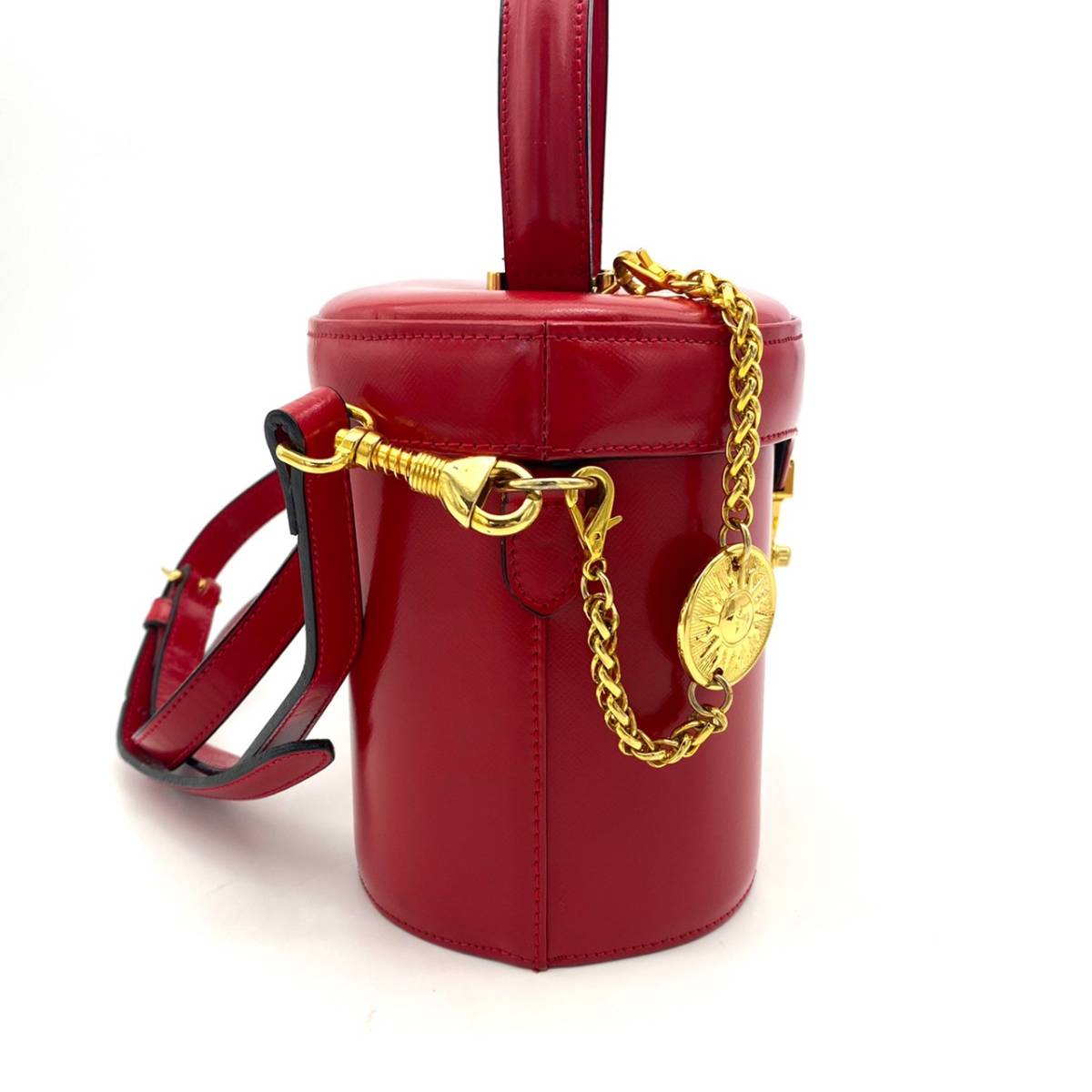 VERSACE ヴェルサーチ サンバースト バニティバッグ ショルダー 2WAY VERSACE ヴェルサーチ サンバースト バニティバッグ ショルダー 2WAY