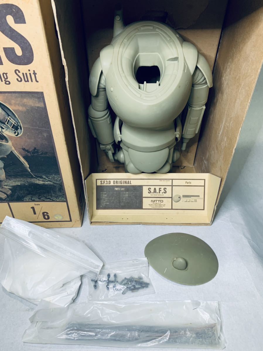 80年代当時物NITTO製SF3DオリジナルS.A.F.S 1/6Scale ソフビキット未