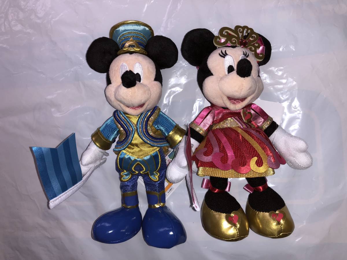  Tokyo Disney Land Poe Jeep lasi-35 anniversary Mickey minnie soft toy set is pi Est Celeb ration Grand fina-re