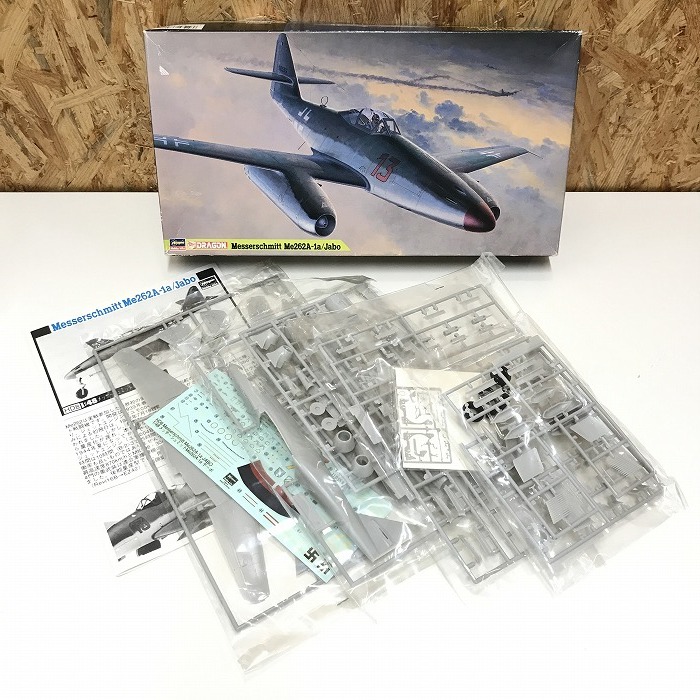 未使用【中古】ハセガワ プラモデル ドイツ空軍戦闘爆撃機 メッサーシュミット Me262A-1a ヤーボ 1/48[jgg]_画像1