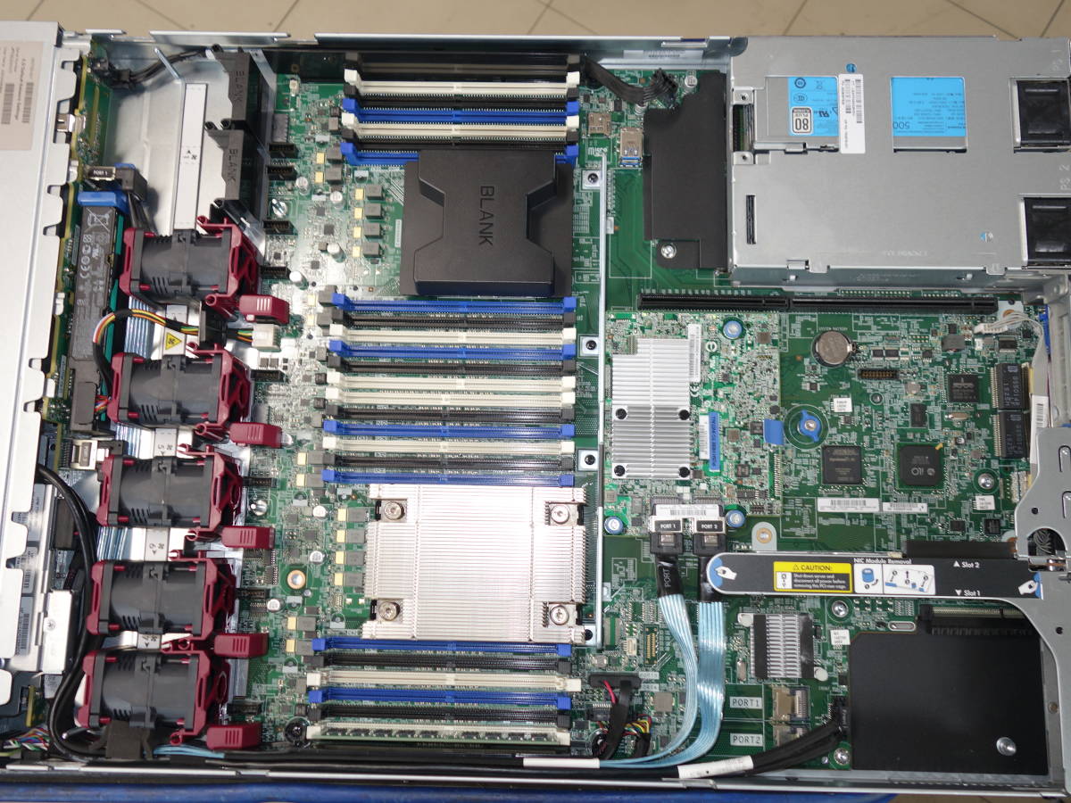 HP　ProLiant DL360 Gen9 【Xeon E5-2603V3】 【BIOS確認済】　メモリ8GB/HDDなし/OSなし　中古 ラックサーバ　【10日間保証】_画像7