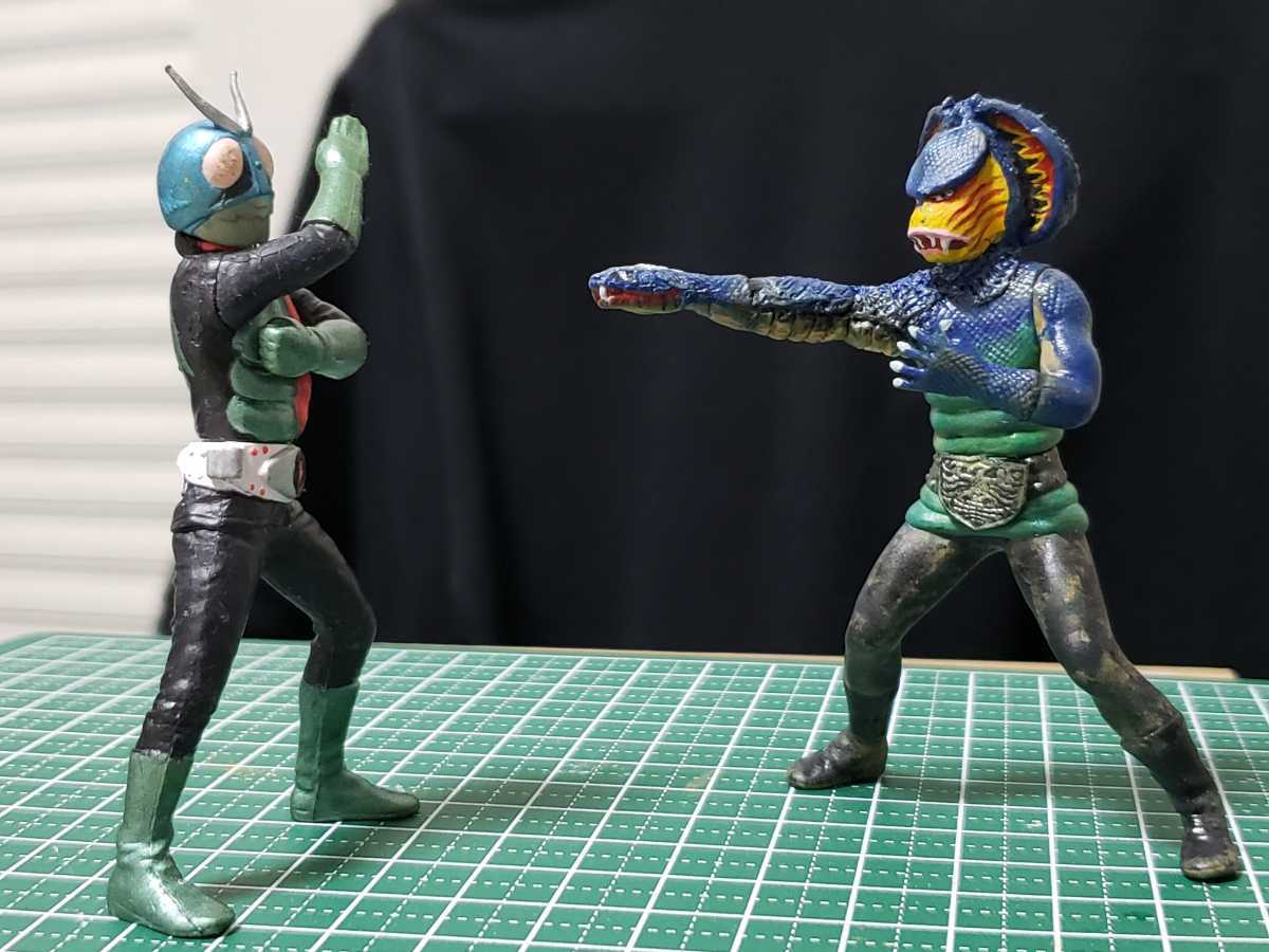 HG仮面ライダー怪人ガチャ 改造リペイント完成品 仮面ライダー HG仮面ライダー怪人ガチャ 改造リペイント完成品 仮面ライダー