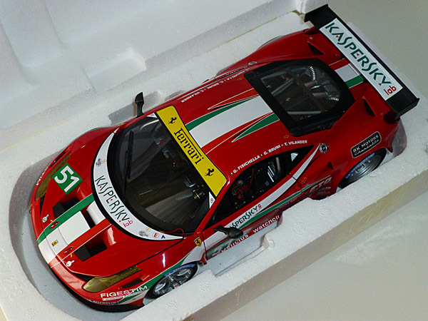 HotWheels Elite 1/18 FERRARI 458 ITALIA GT2 LM 2011 - AF CORSE