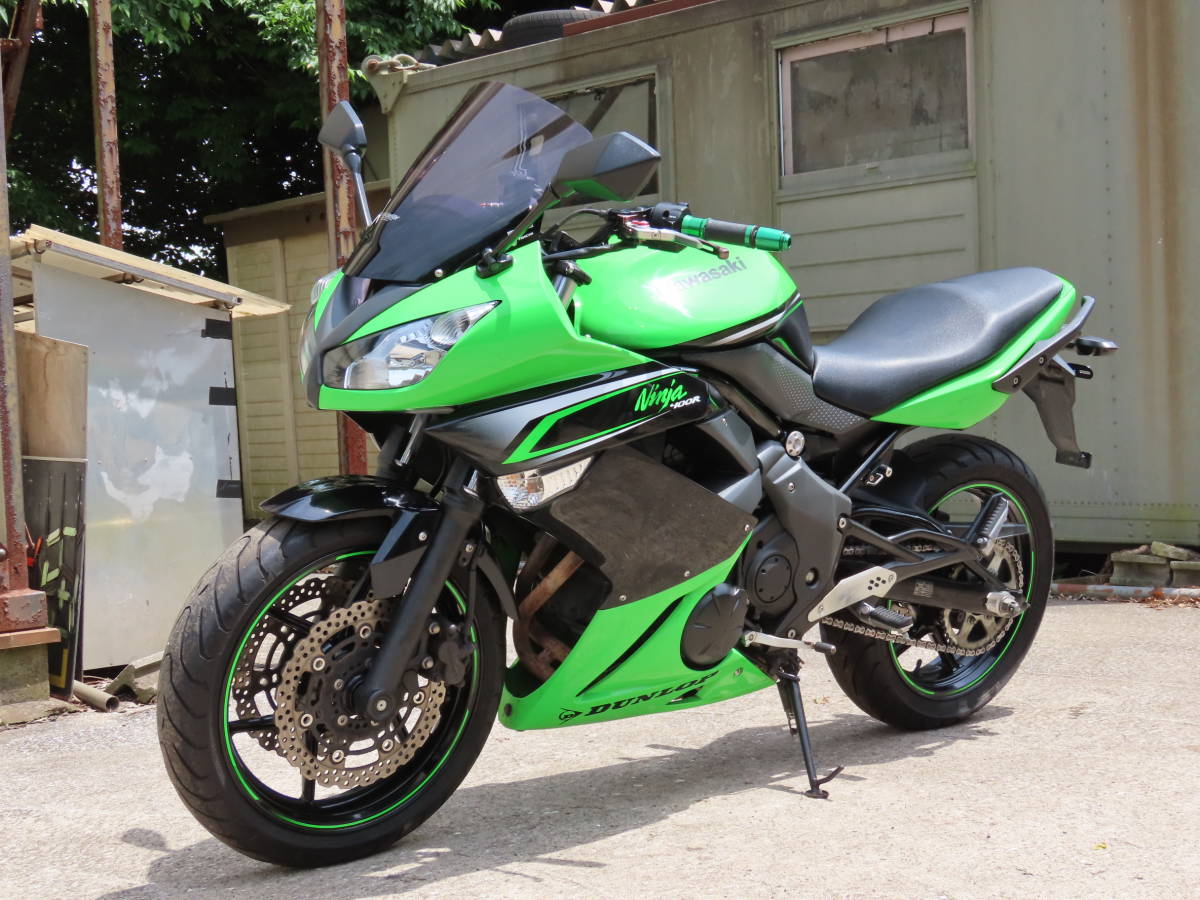 カワサキ NINJA400R ニンジャ400R 平成25年車 ER400B ヨシムラ付き 業者価格にて陸送手配可能 4