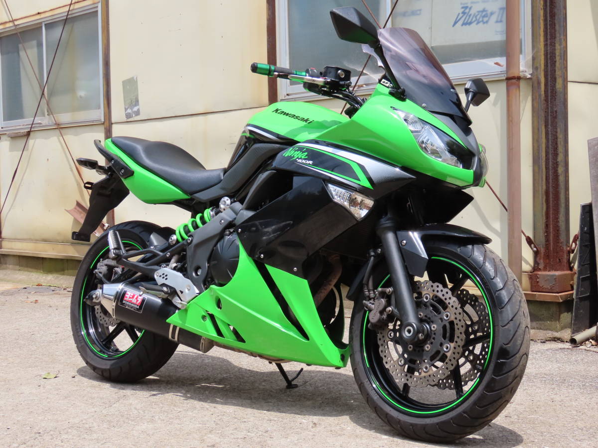 カワサキ NINJA400R ニンジャ400R 平成25年車 ER400B ヨシムラ付き 業者価格にて陸送手配可能
