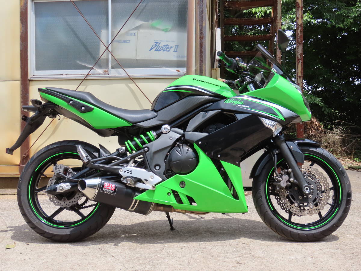 カワサキ NINJA400R ニンジャ400R 平成25年車 ER400B ヨシムラ付き 業者価格にて陸送手配可能 2
