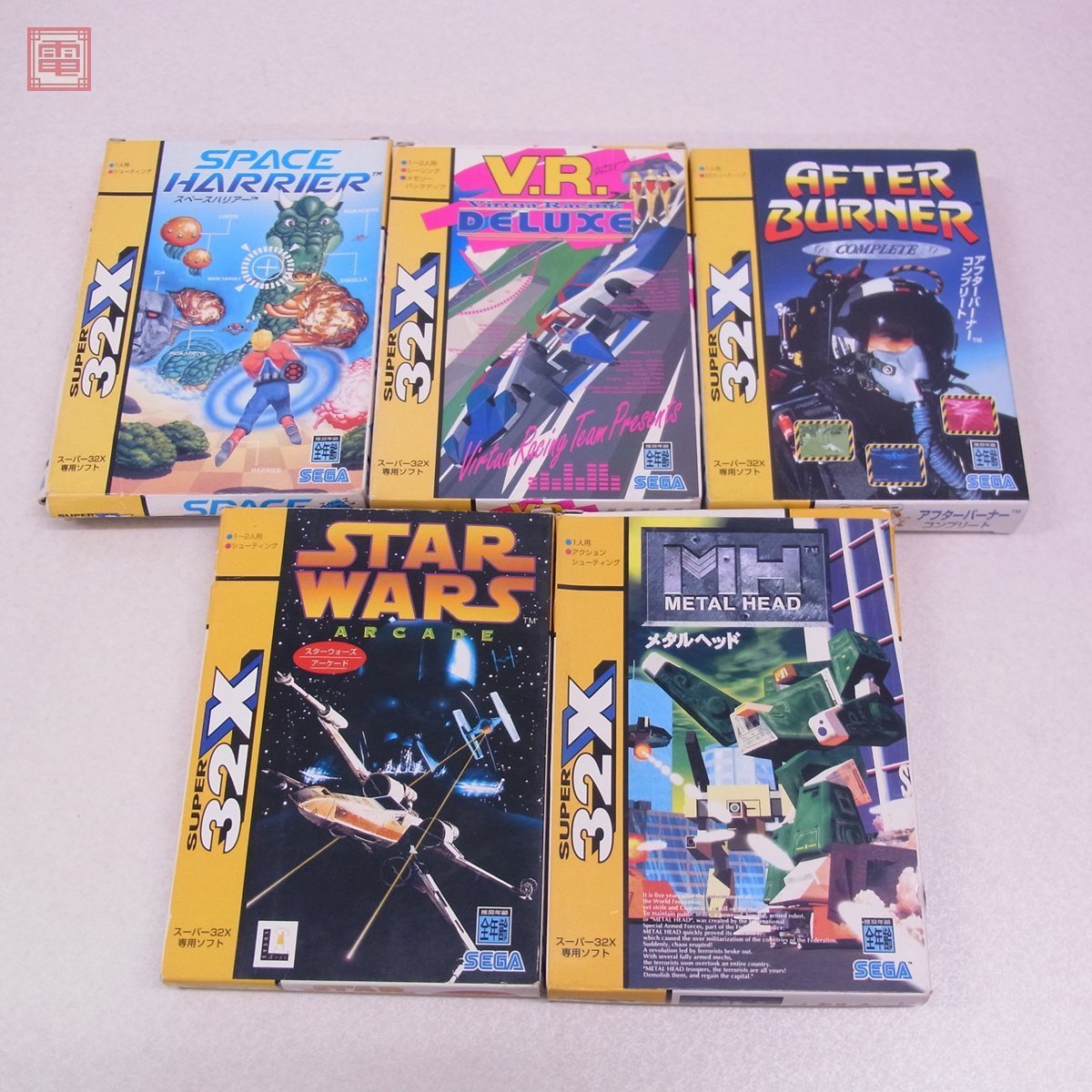 MD メガドライブ スーパー32X 専用ソフト メタルヘッド/スターウォーズ