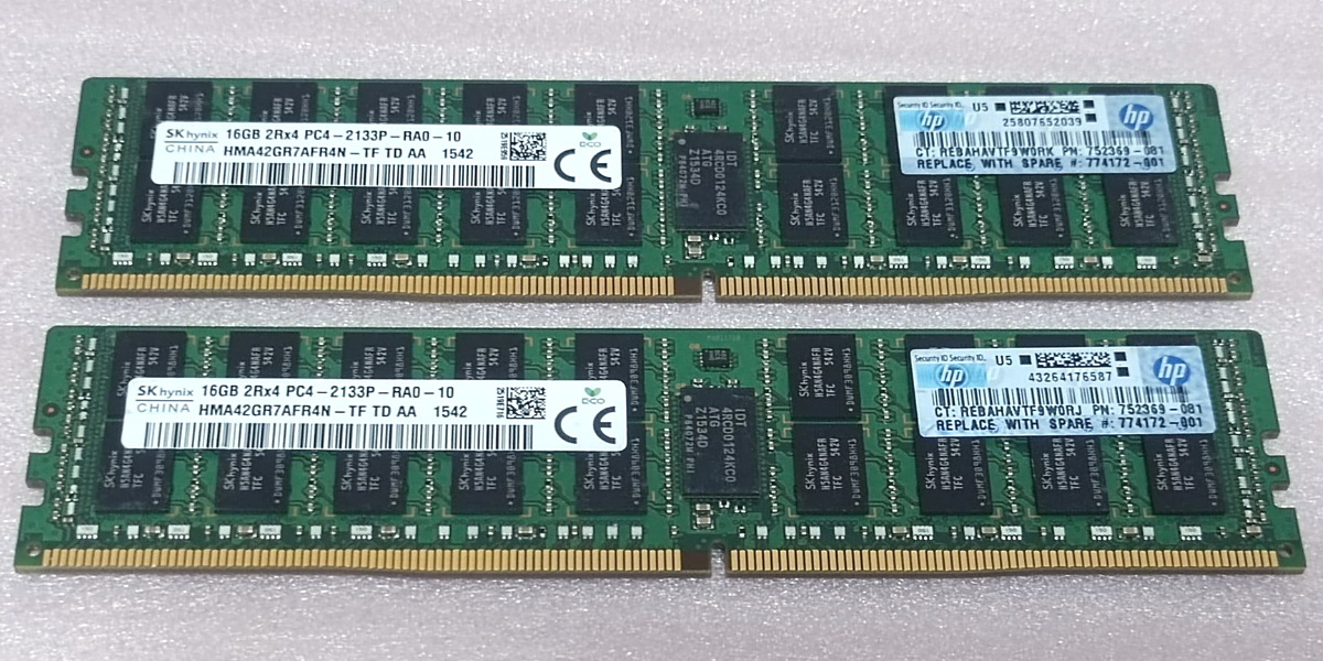 ECC REG PC4-2133P 32GB×2枚=64GB