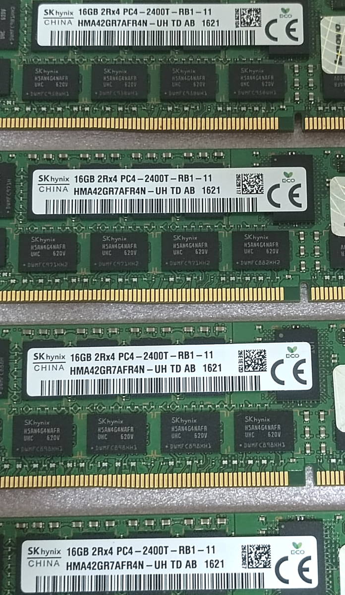 デスクトップPCメモリ16GB DDR4-2400 4GB×4枚-
