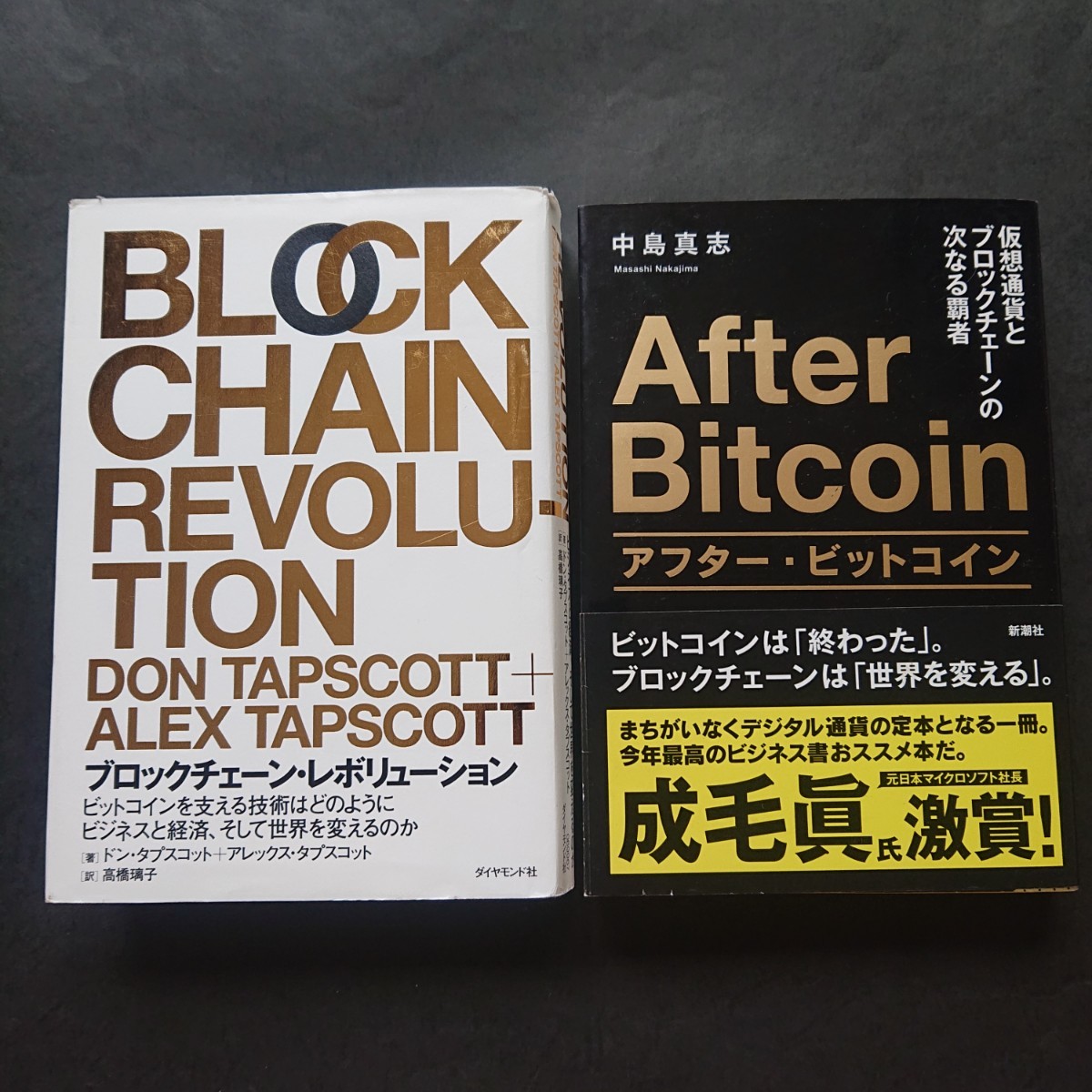 アフター・ビットコインとブロックチェーン・レボリューションの二冊セット