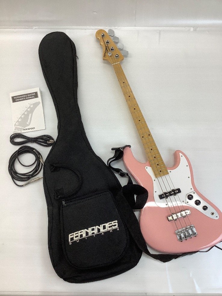 FERNANDES BXB エレキベース ソフトケース、シールド付 音出し確認済