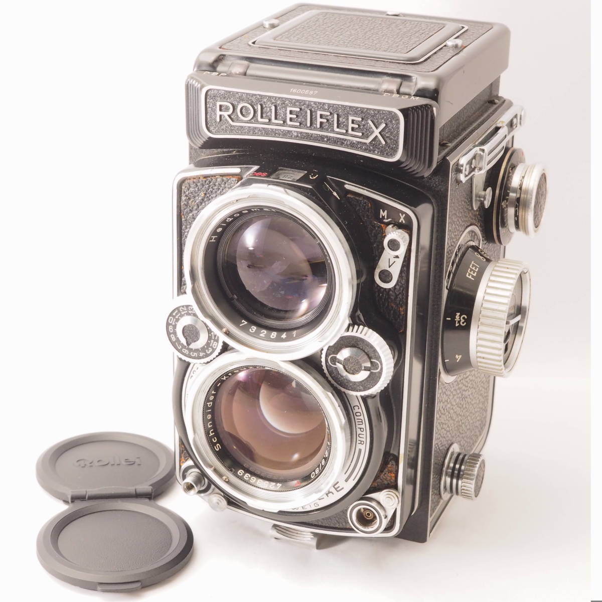 ローライフレックス ROLLEIFLEX 2.8C DBP DBGM ボディ Heidrosmat/Schneider-Kreuanach Xenotar 80mm F2.8 二眼レフ カメラ[1600587]ZC7_画像1