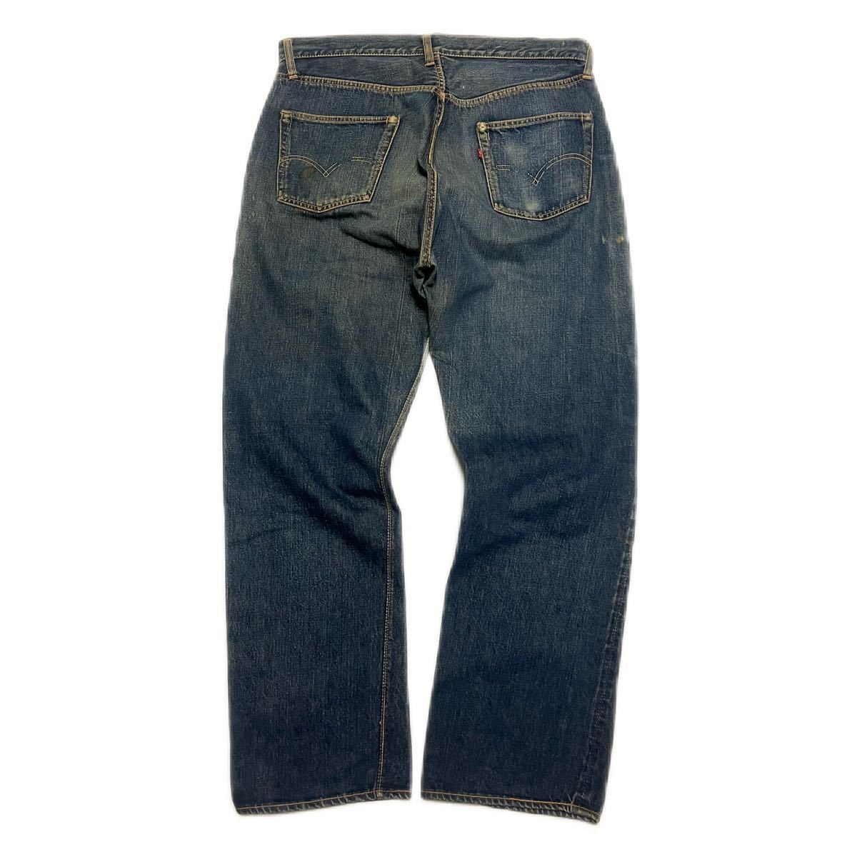 Yahoo!オークション - 希少 50s levis 501xx 革パッチ レザー Yahoo!オークション - 希少 50s levis 501xx 革パッチ レザー
