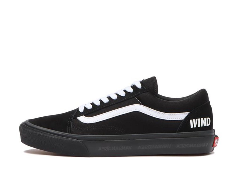 珍しい 新品 WIND AND SEA × VANS Old Skool Black US10/28cm/バンズ