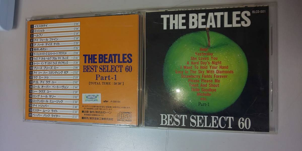 【CD】 THE BEATLES BEST SELECT 60 Part-1_画像1