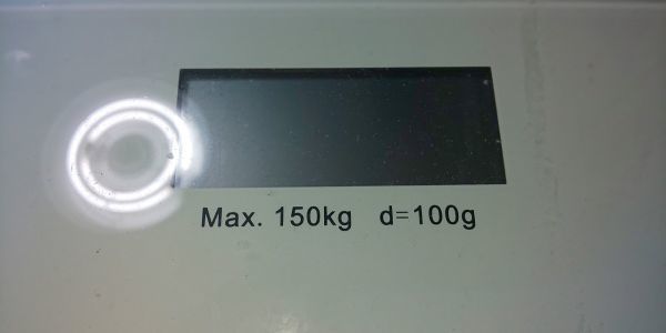 [ consumer electronics ] scales hell s meter max 150. battery is attaching not necessary battery exchange operation not yet verification 