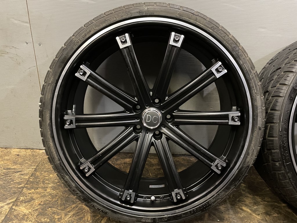 ホイール新品 バランス調整済【NANKANG UTILITY SP-7 255/30R22】夏タイヤ【LANDFORCE 22インチ8.5J5HPCD114.3+34】アルファード等(VVT458)_画像4