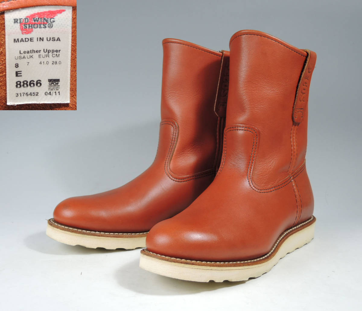 REDWING レッドウィング 8866 ペコスブーツ 8E-