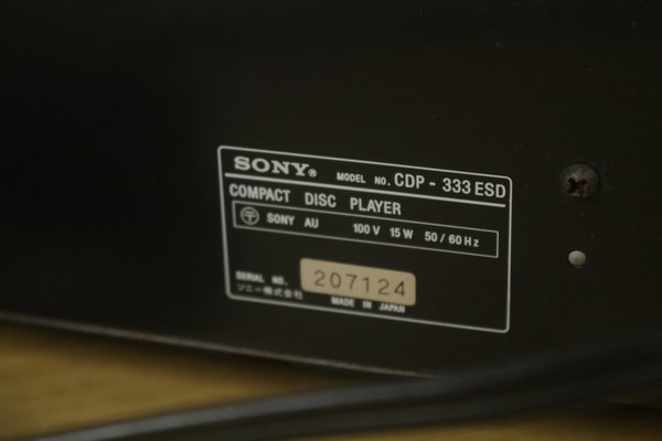 ジャンク!!【SONY ソニー】（CDP-333ESD）CDデッキ CDプレーヤー　管：Z4824_画像7