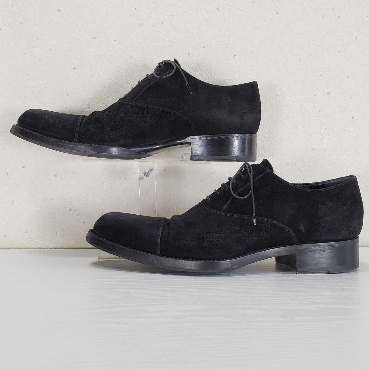 美品◇sergio rossi セルジオロッシ ストレートチップ スエードレザー