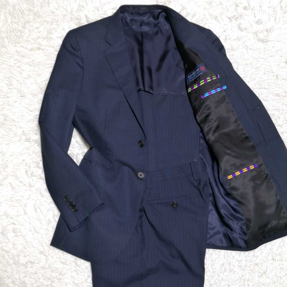 使用数回 ポールスミス 最高級 ゼニア PaulSmith スーツ セットアップ