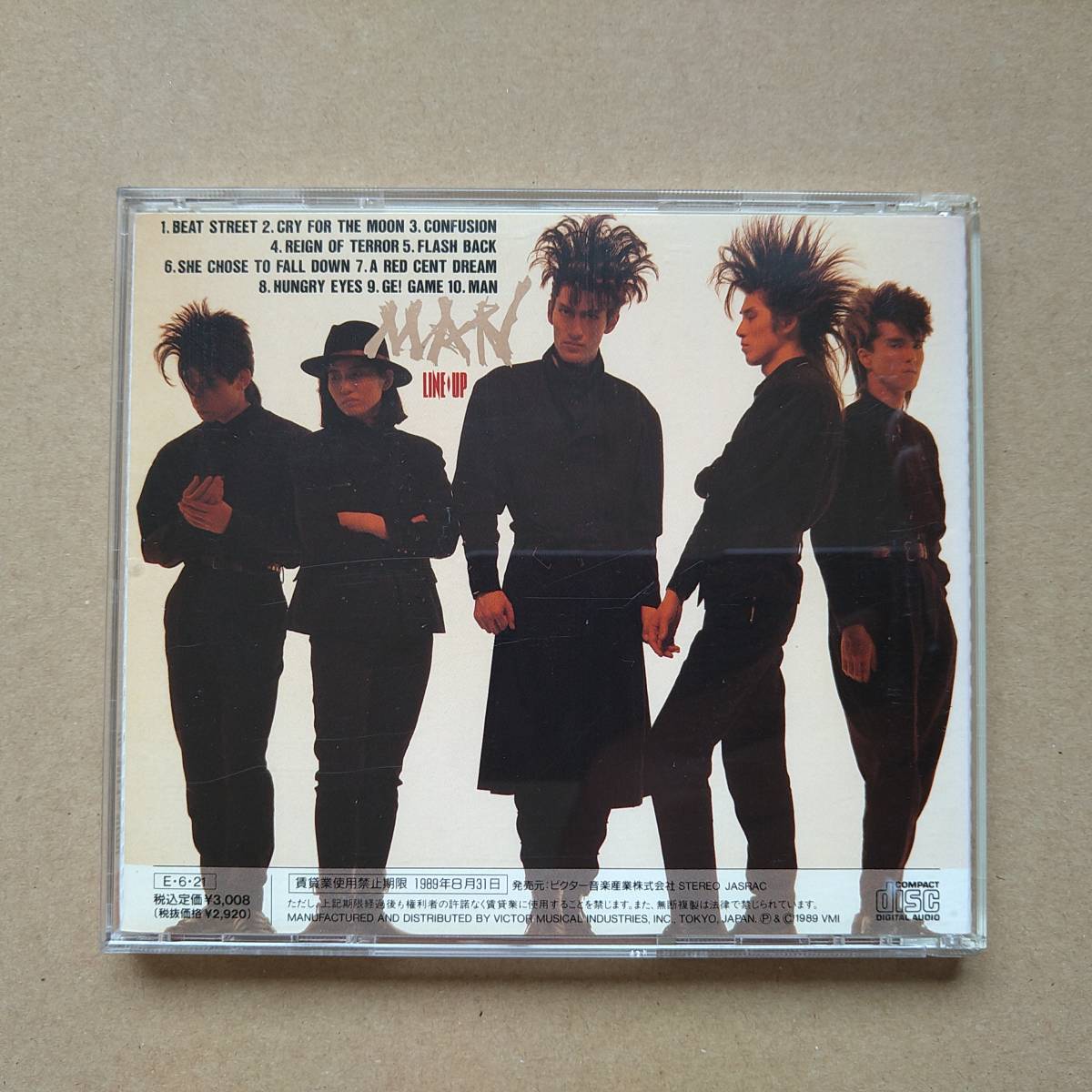 人気ショップが最安値挑戦 LINE-UP ラインナップ MAN CD 1989年盤 VDR 