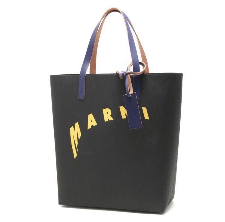 超美品の ☆完売必須☆MARNI マルニ セルロース ロゴ トートバッグ