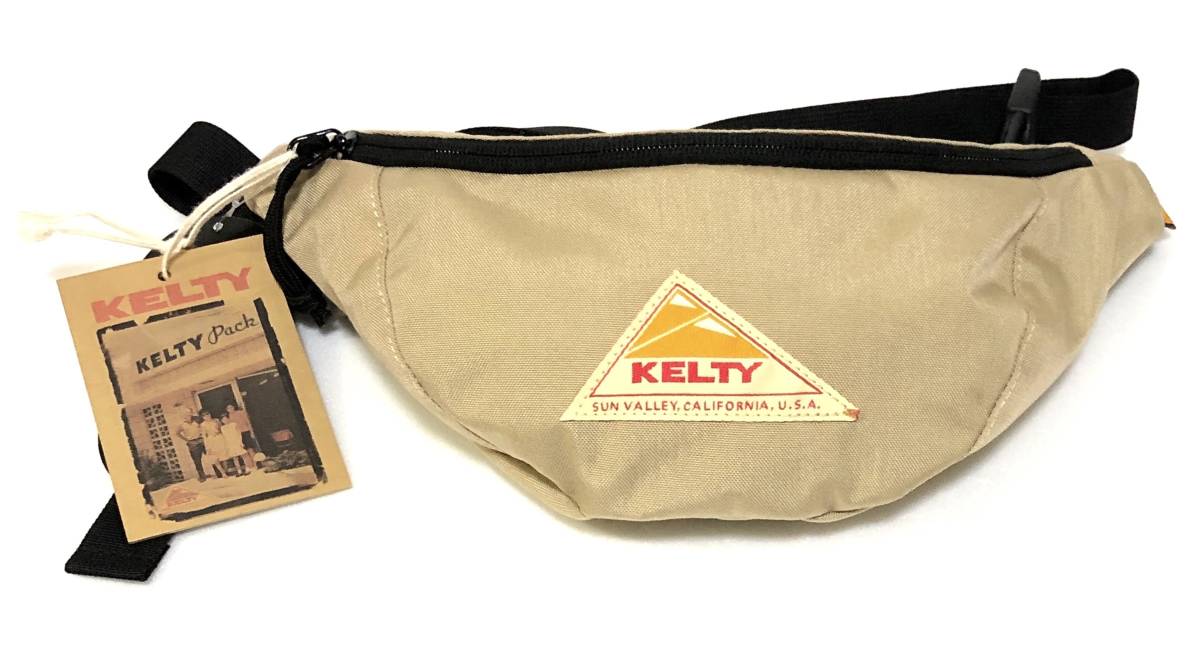 KELTYkeruti body bag waist bag new goods khaki beige 6115