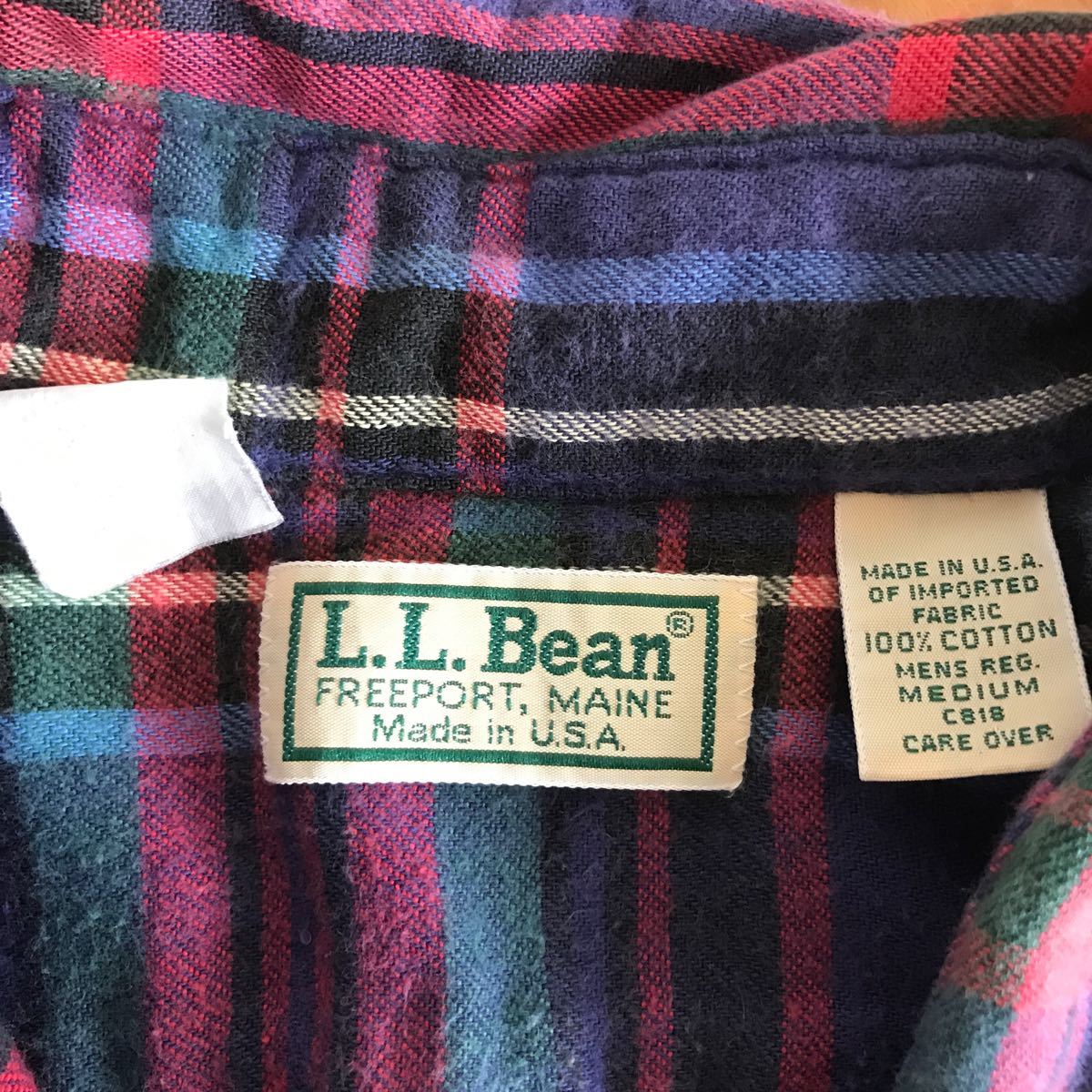 L.L.Bean チェックシャツ